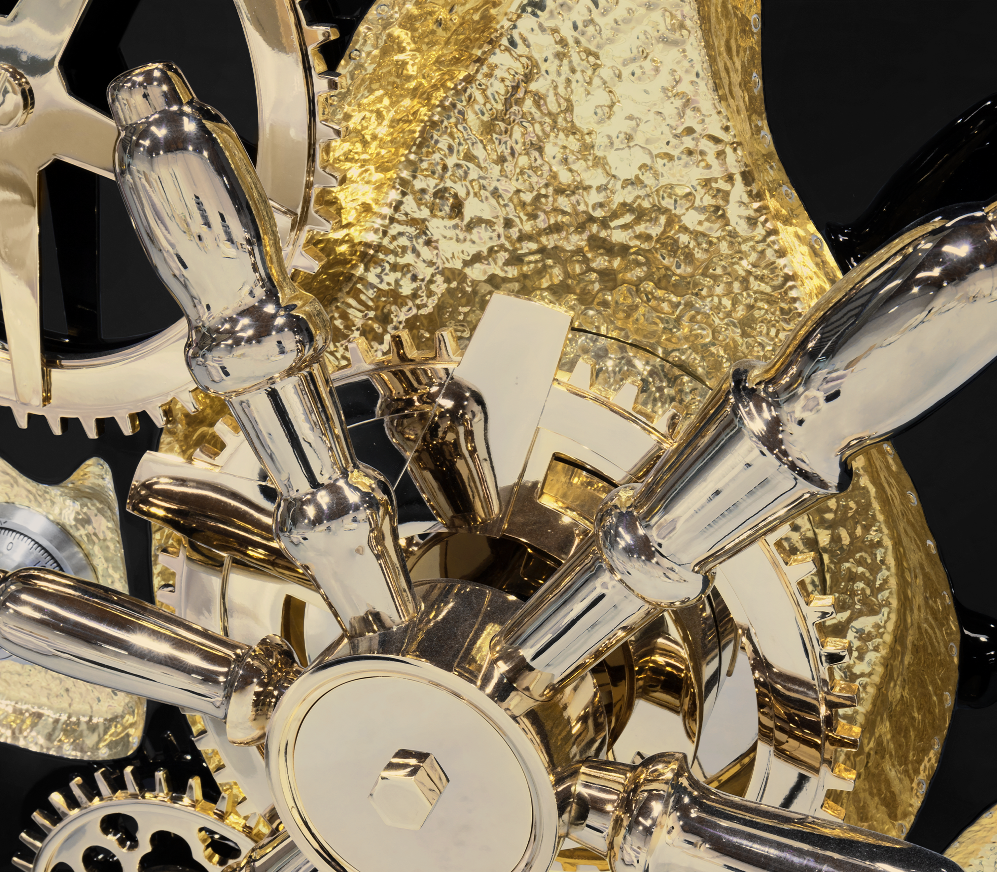 Cofre Elite Preto e Dourado Tycoon