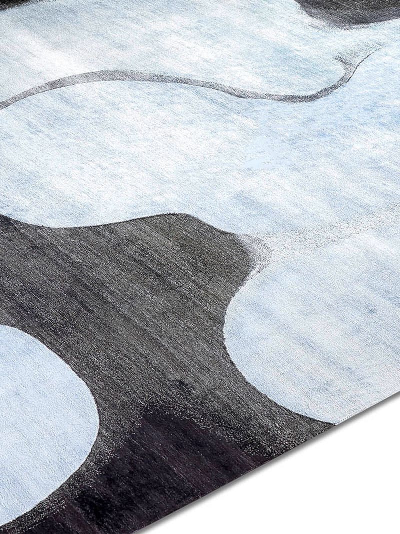 Tapete Azul Feito à Mão Luxury