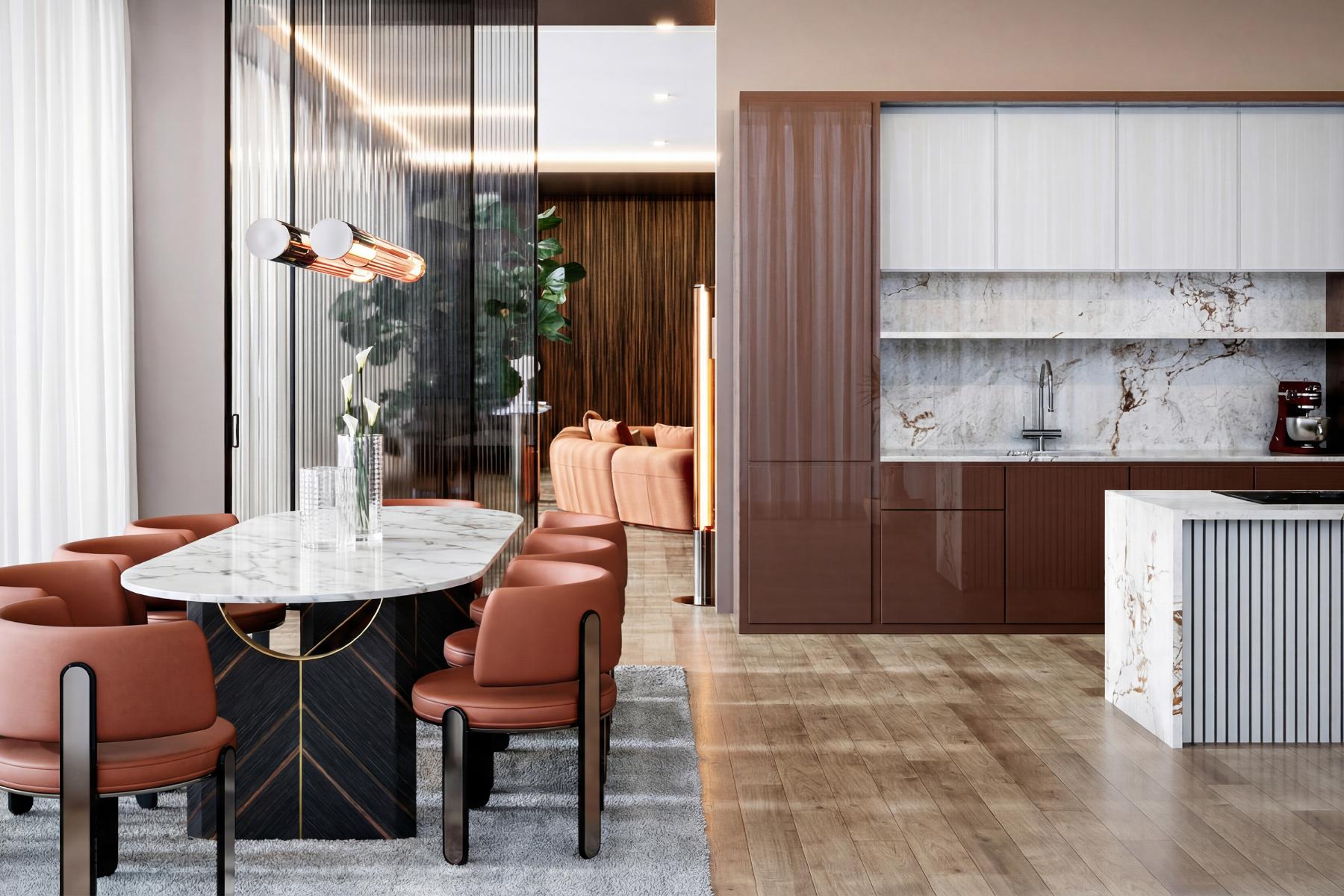 Mesa de Jantar Aspire em Mármore