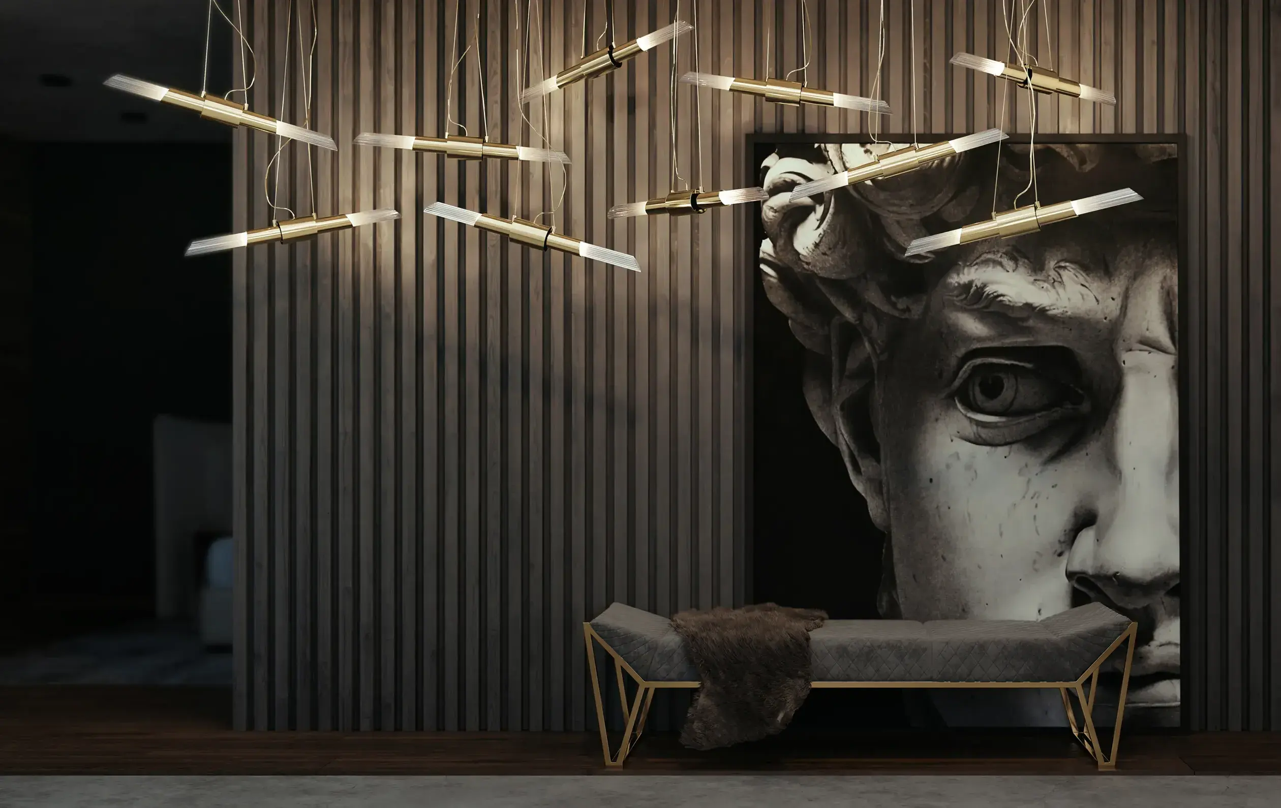 Candeeiro suspenso pequeno XS Stellar - 2