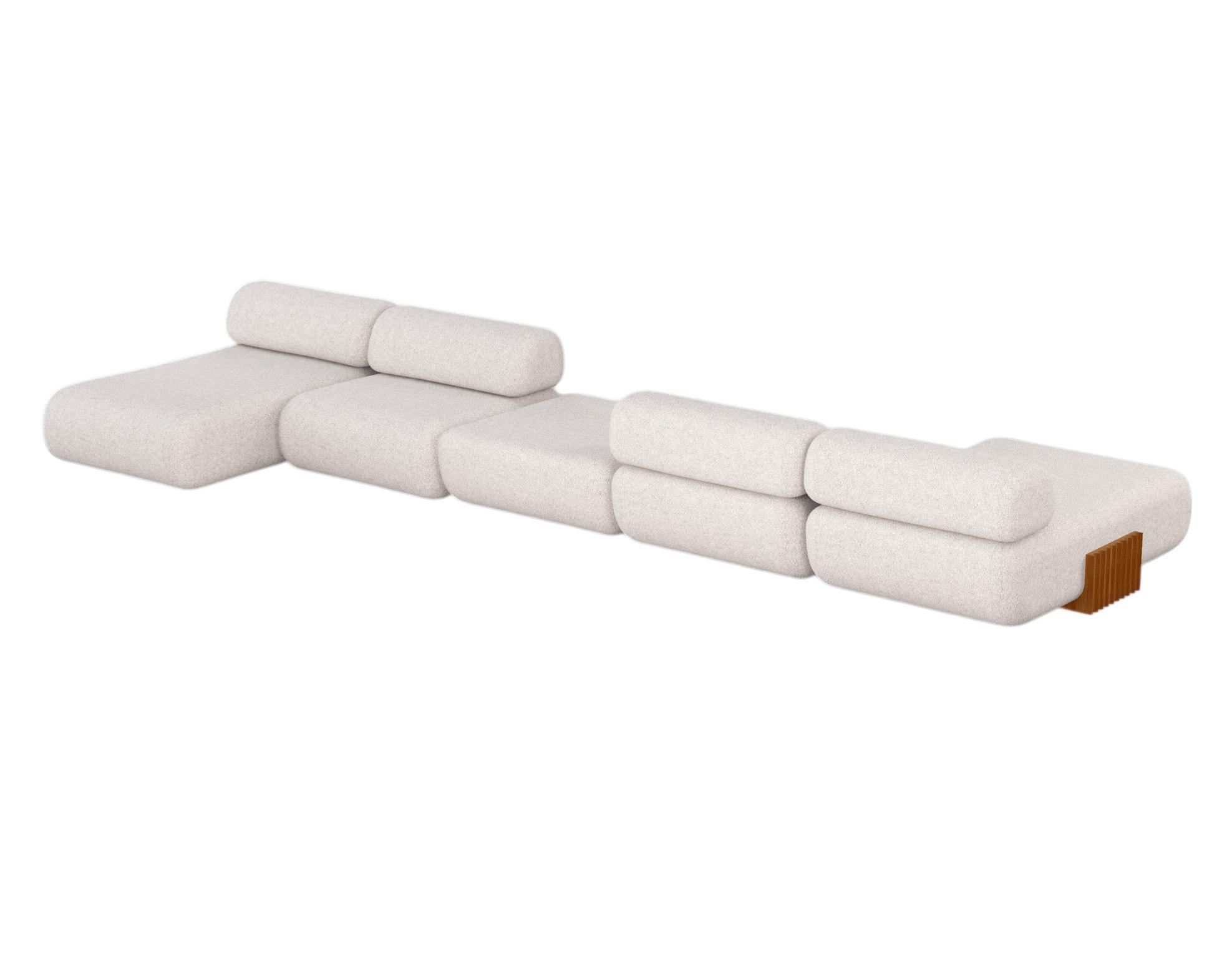 Sofá Modular em Madeira Carmel