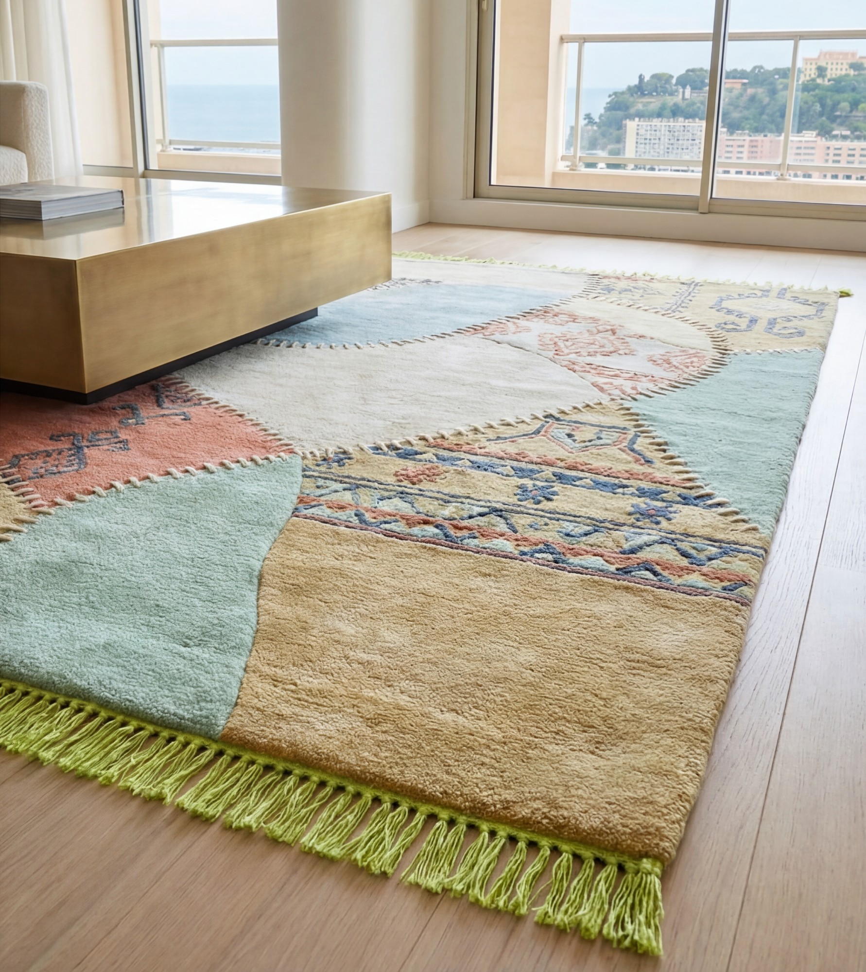 Tapete Textile Fragments Light