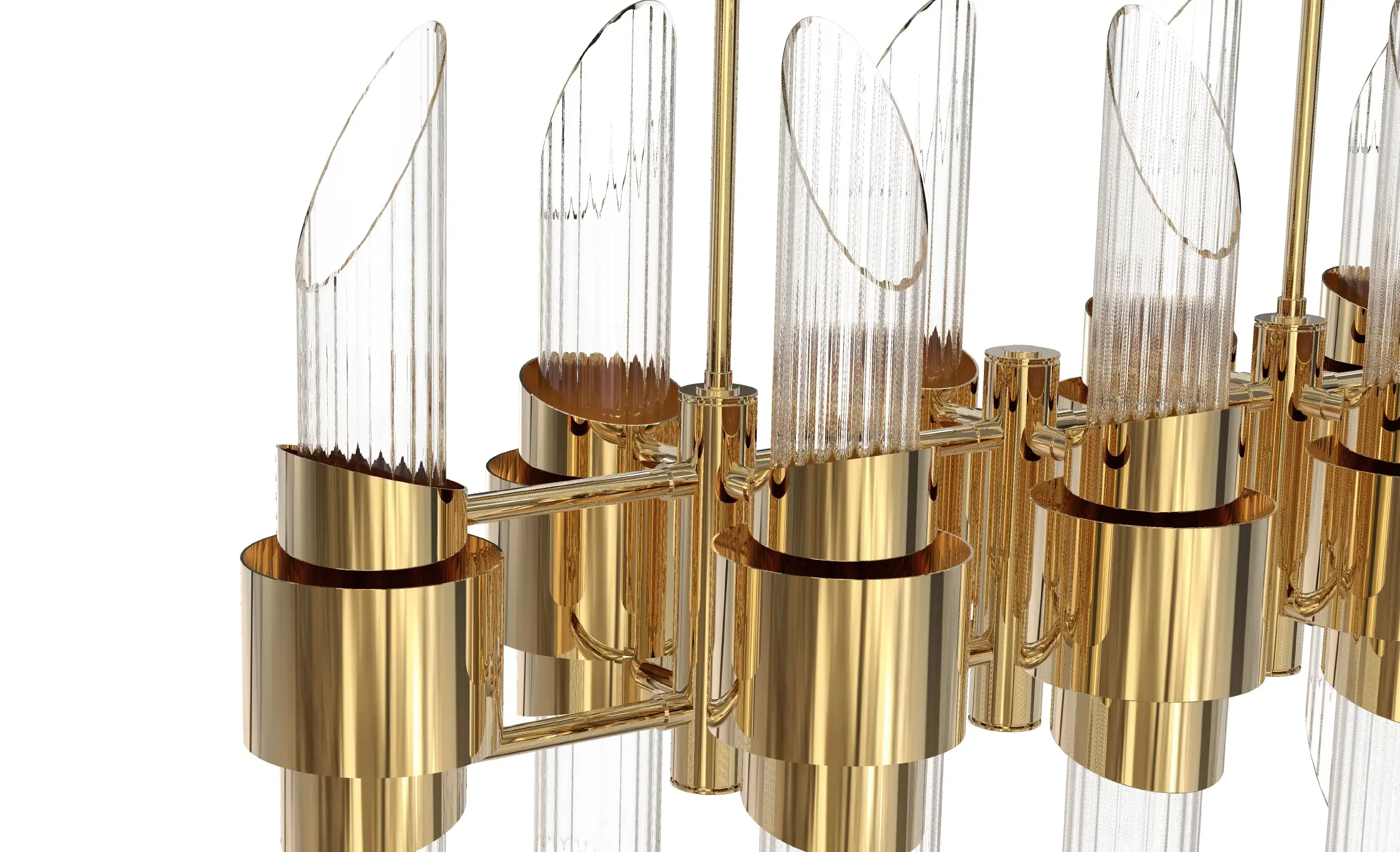 Candeeiro suspenso retangular Stellar