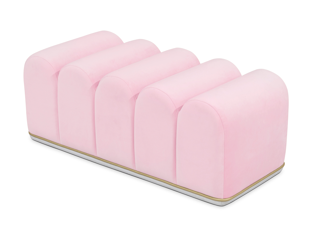 Banco Sweet Swirl rosa