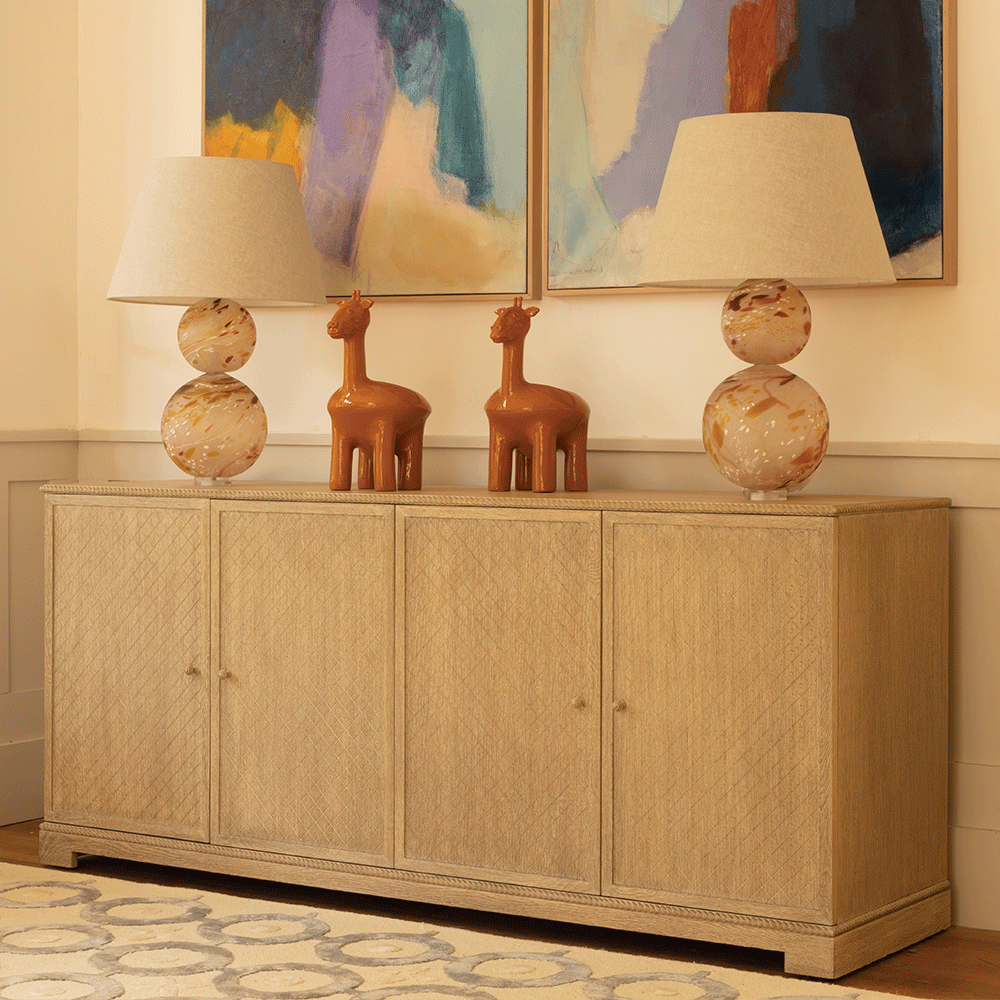 Aparador York Venetian White Oak