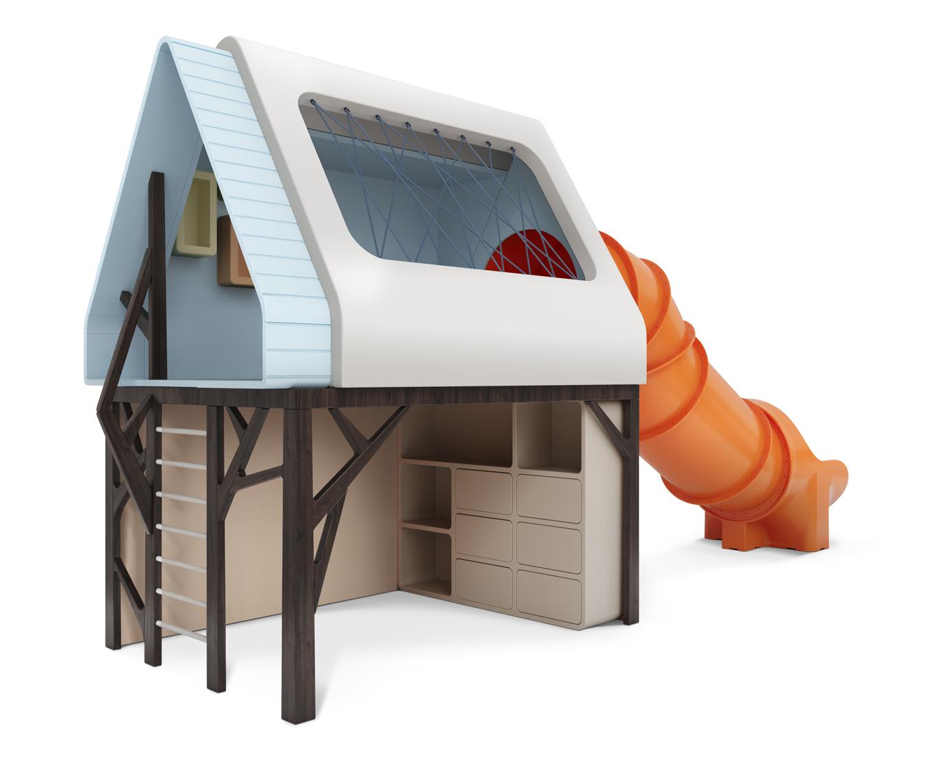 Parque infantil escorrega Jungle Adventure