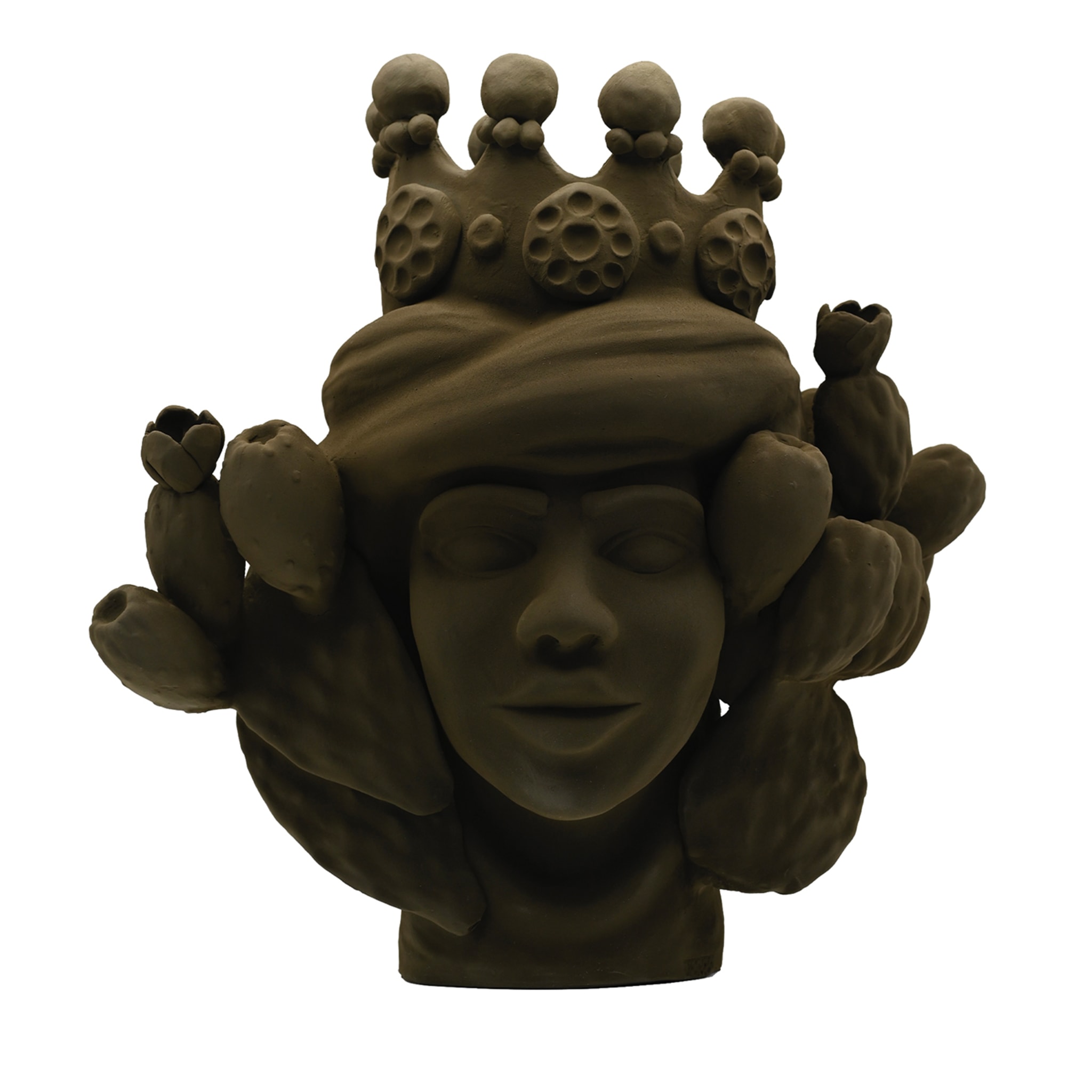Escultura Moor's Head castanha