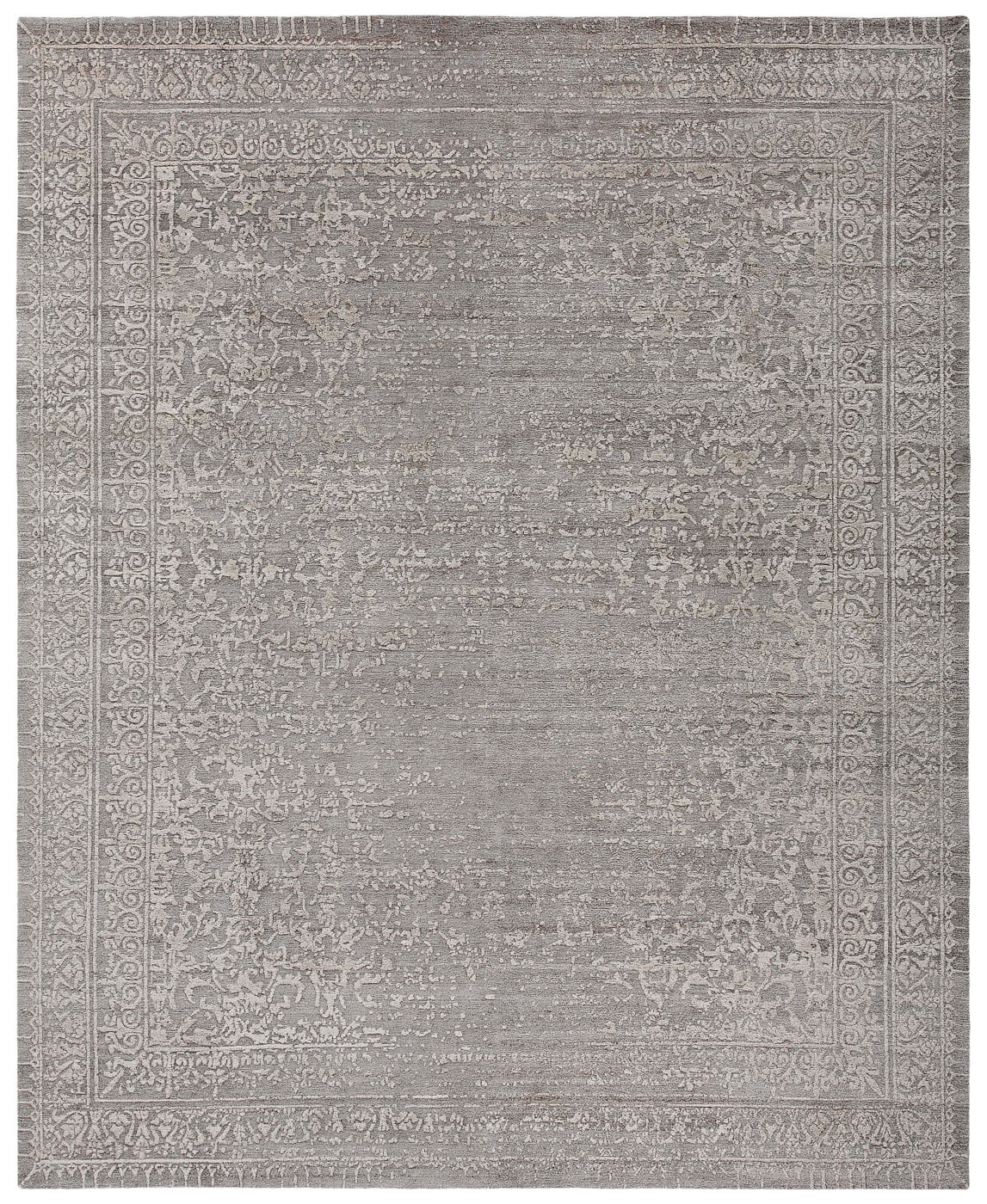 Tapete Ferrara Stomped Reverse Cinzento | Tamanho: 280 × 360 cm