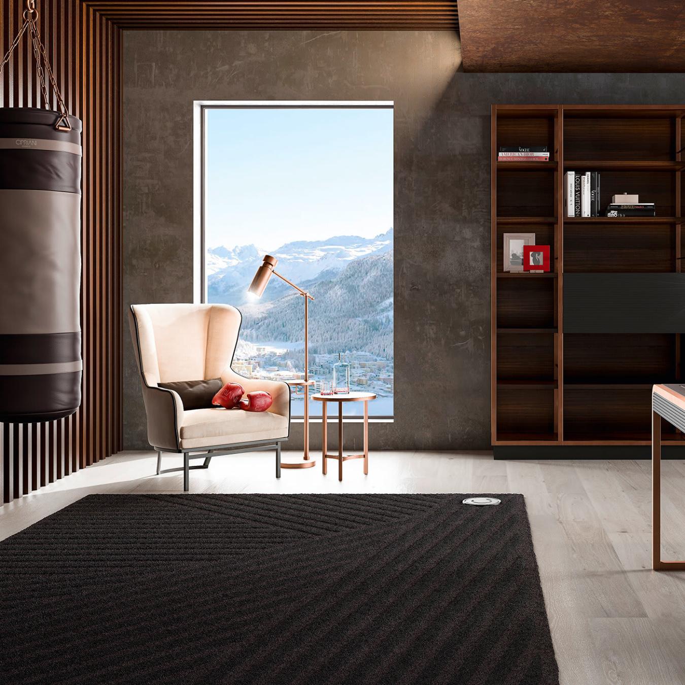 Candeeiro de pé Bergere