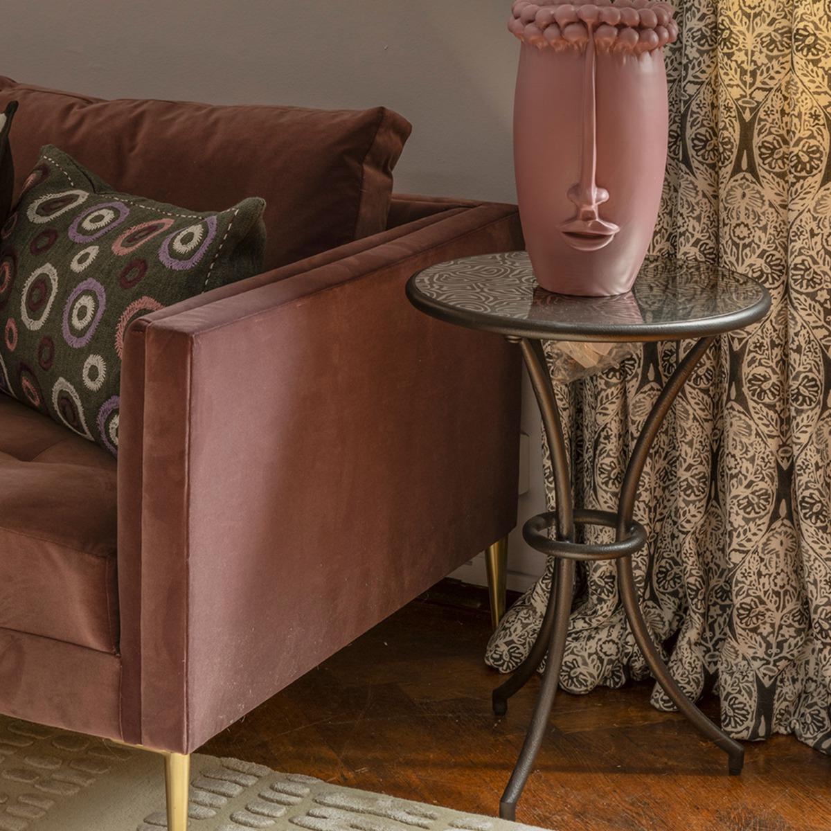 Mesa de Cocktail Coralia Verre Eglomise