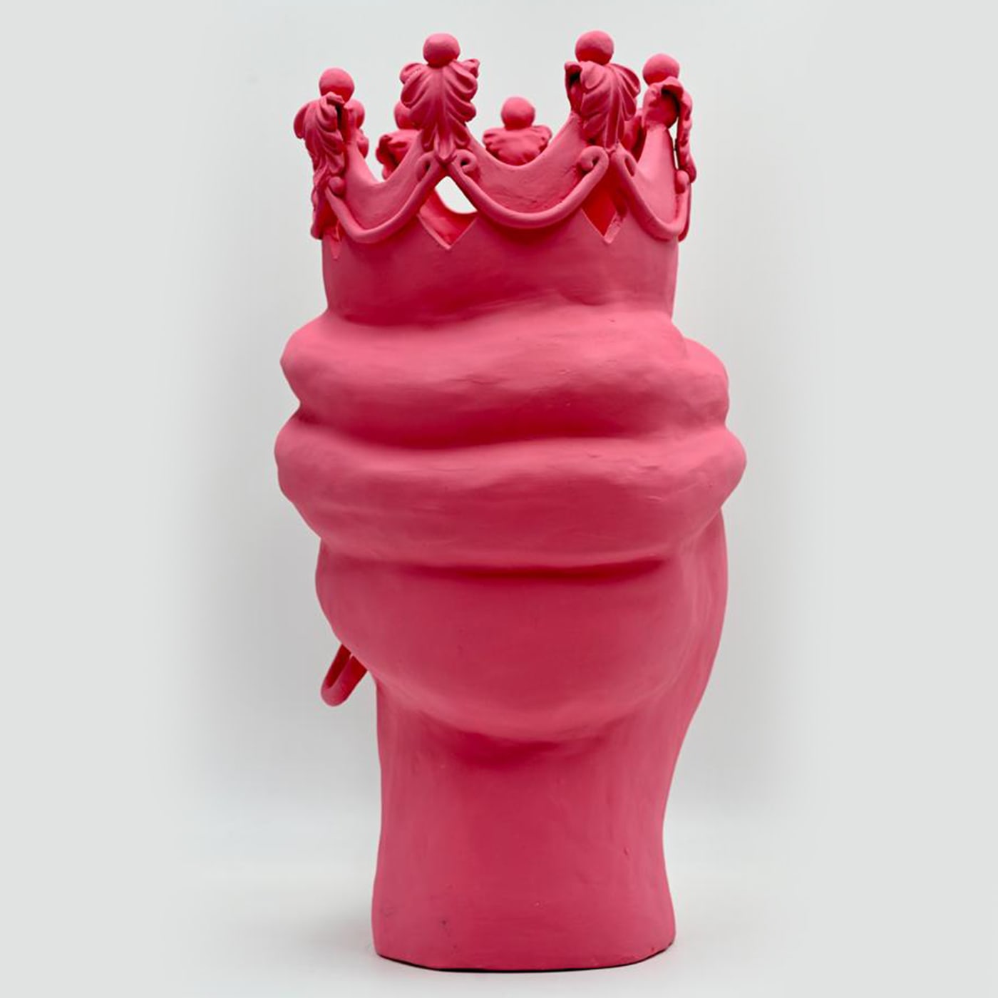 Escultura Moor's Head rosa