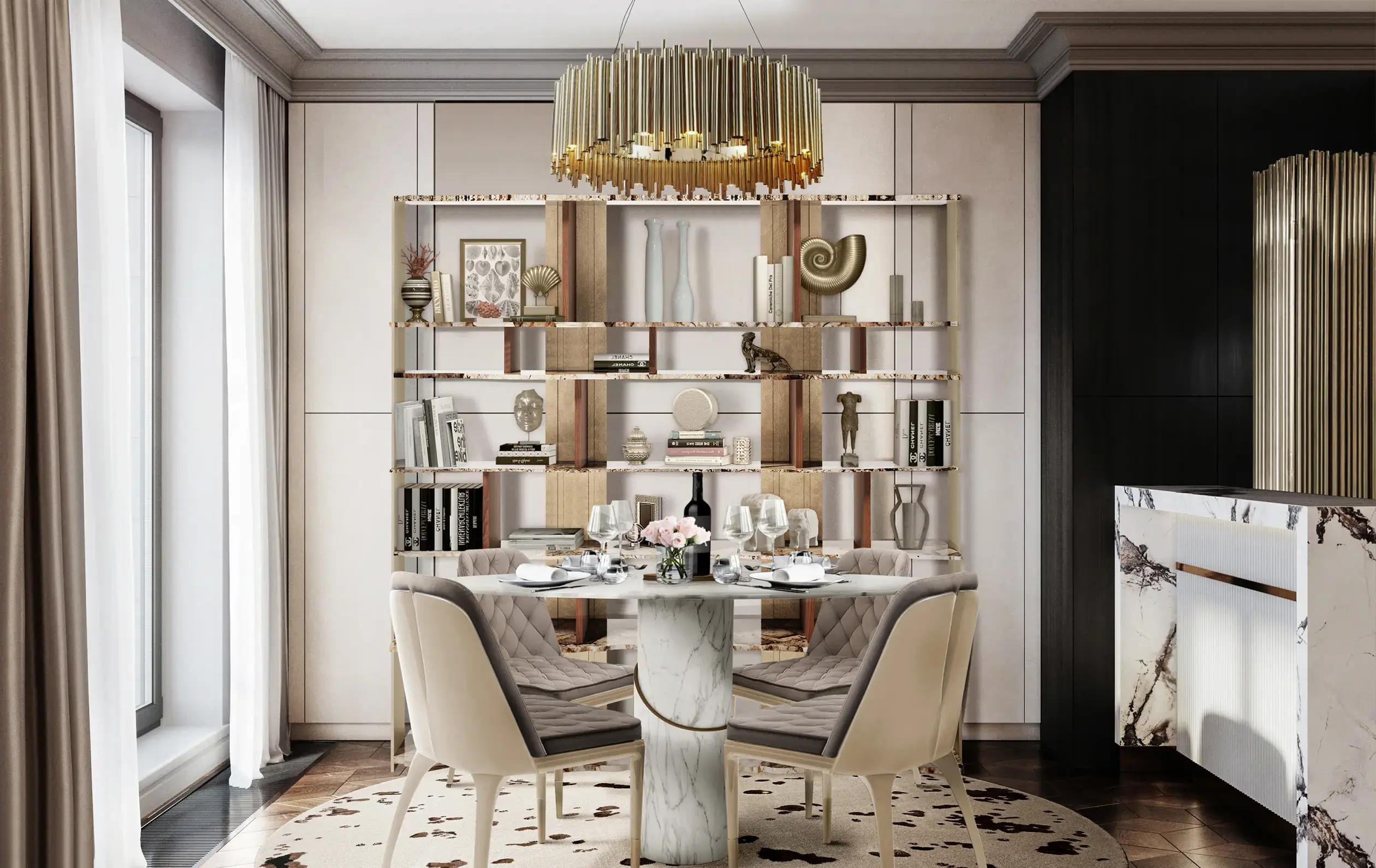 Candeeiro suspenso redondo Harmony - 4