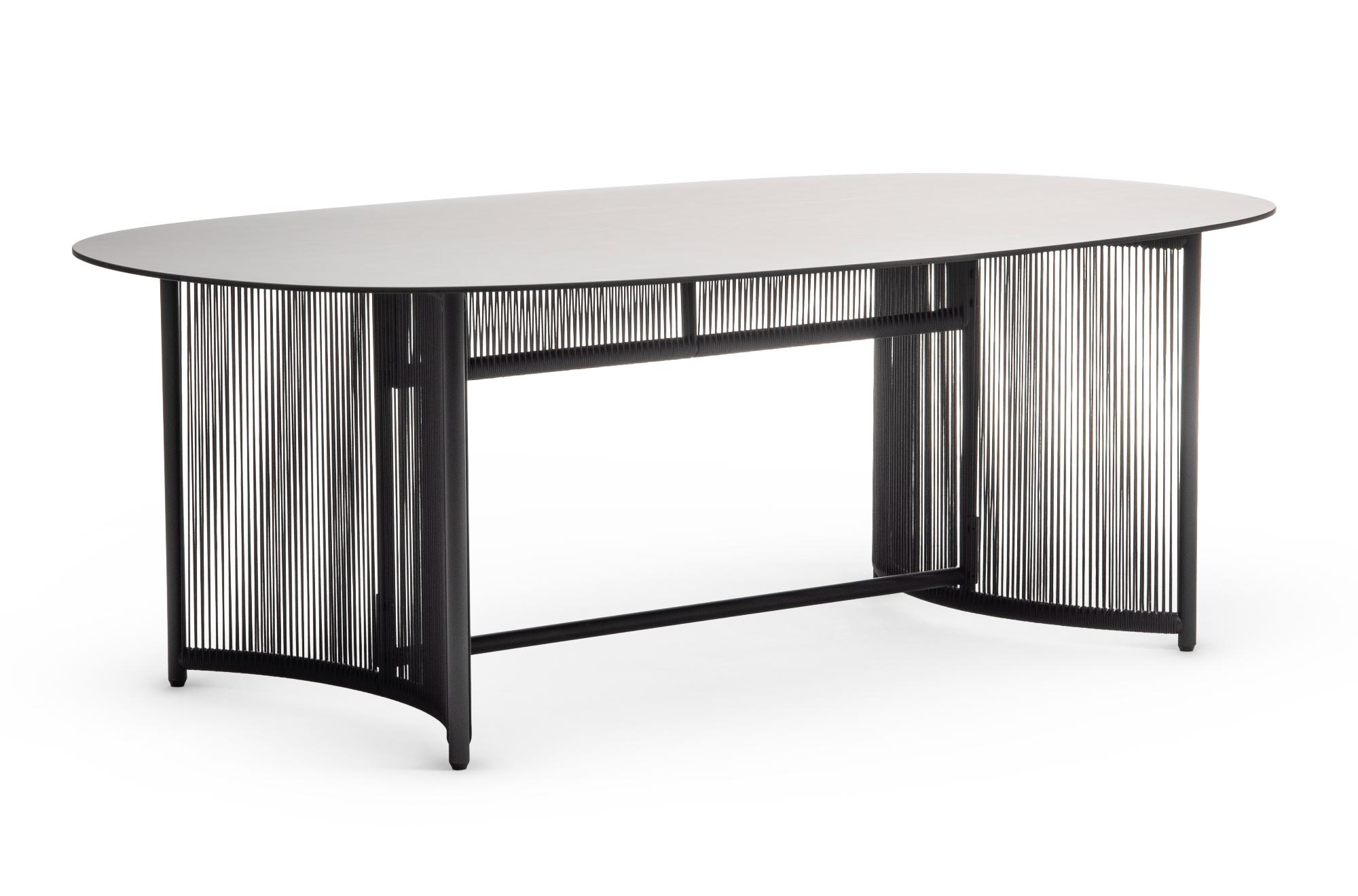 Mesa de Jantar Oval para Exterior Altana T-OV Antracite
