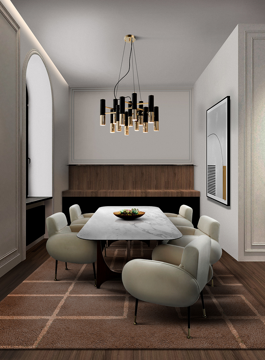 Candeeiro suspenso modernista - 9