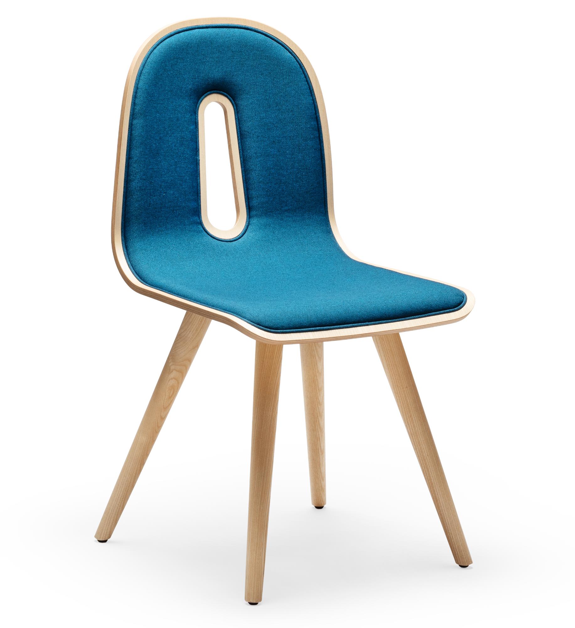 Cadeira Gotham Woody S-I Azul