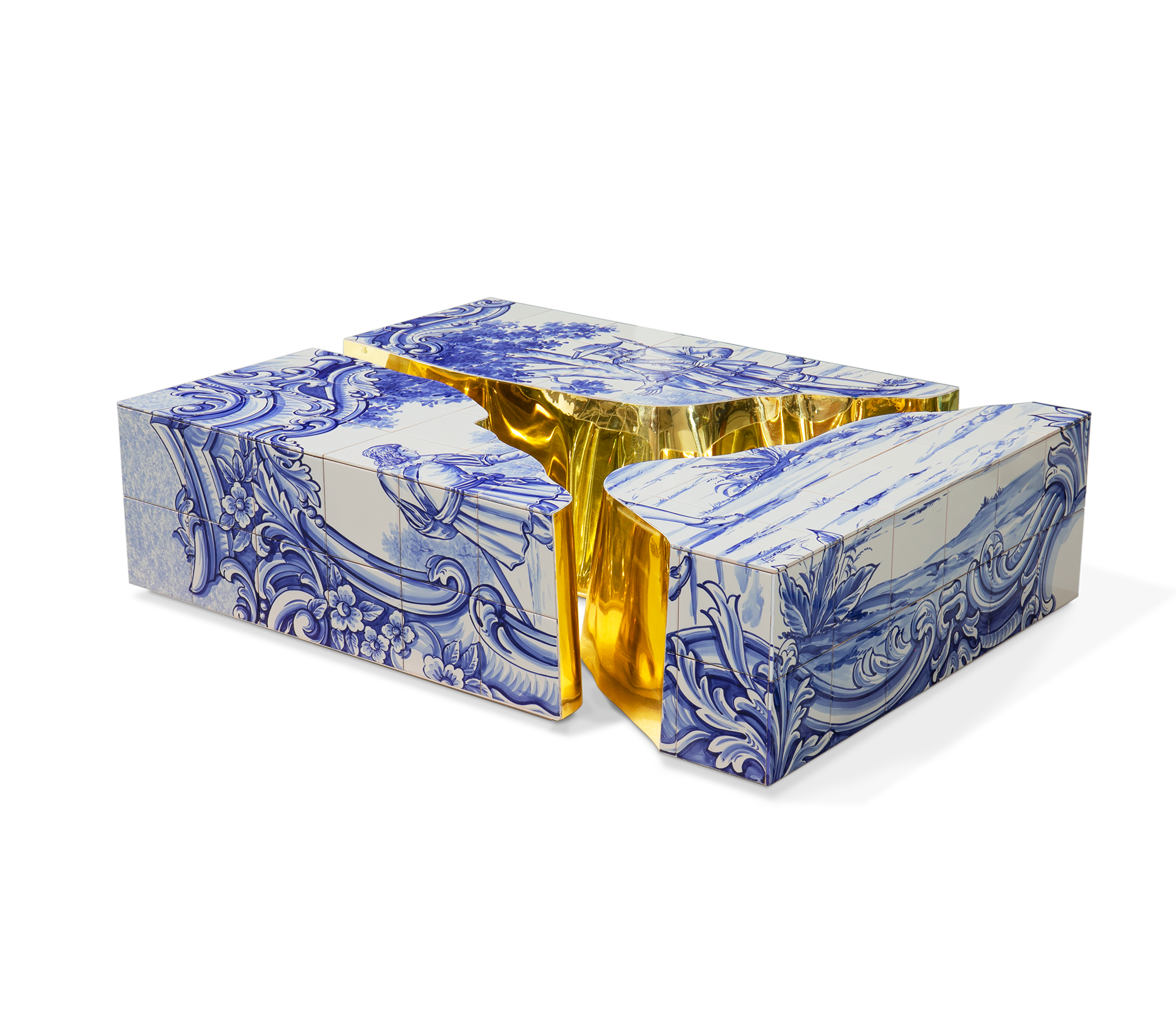 Mesa de Centro Azulejo Fissure