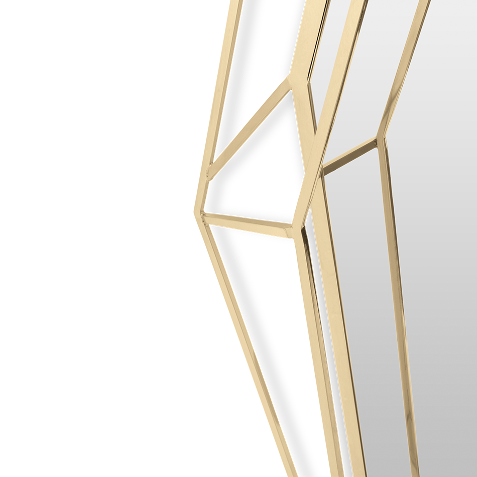 Espelho de parede grande Lustre