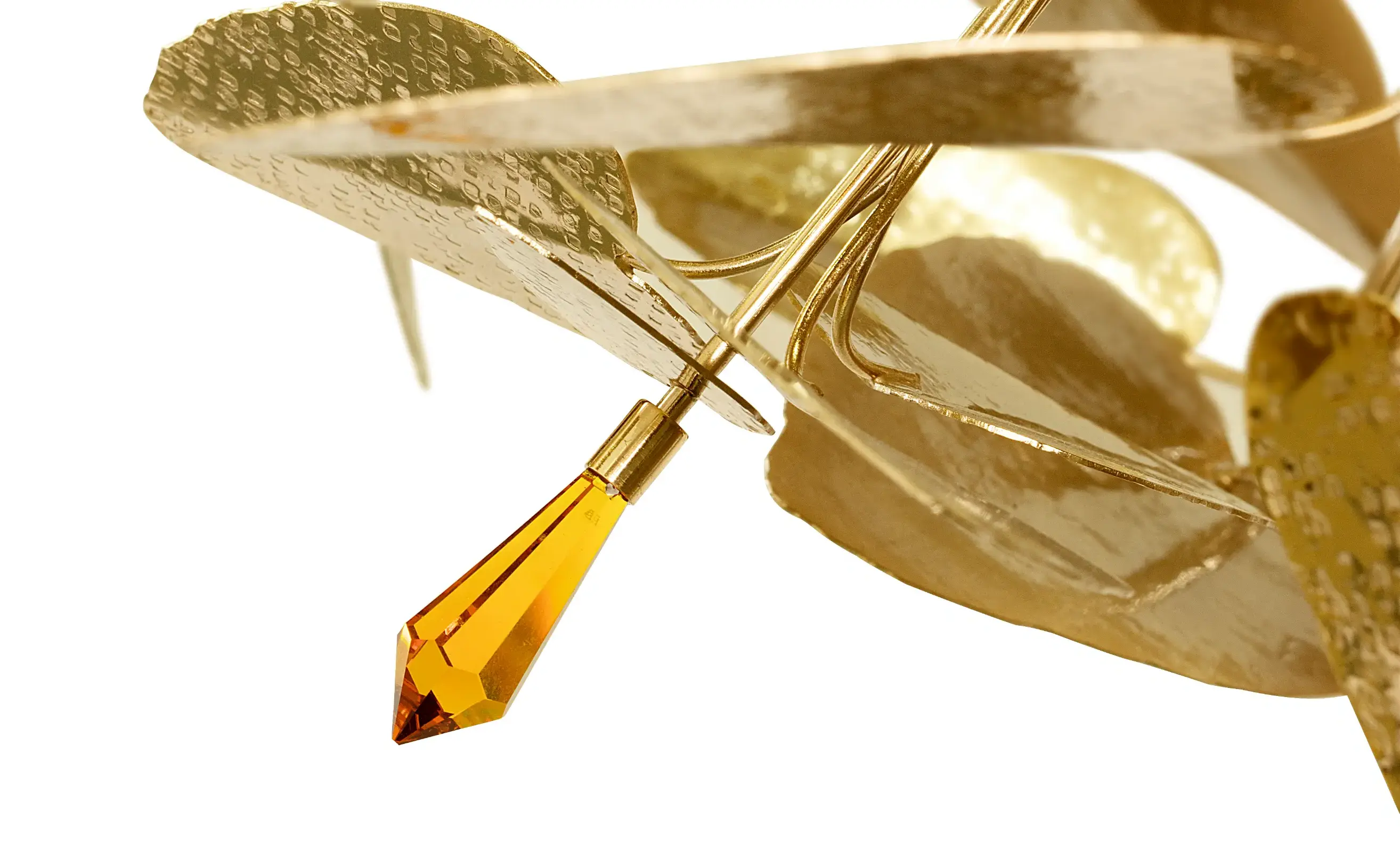 Candeeiro suspenso globo charme real