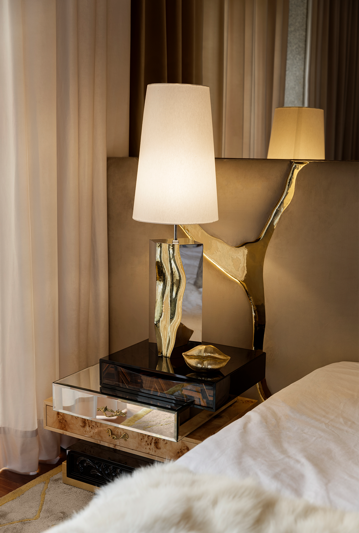 Cabeceira Fissure branca