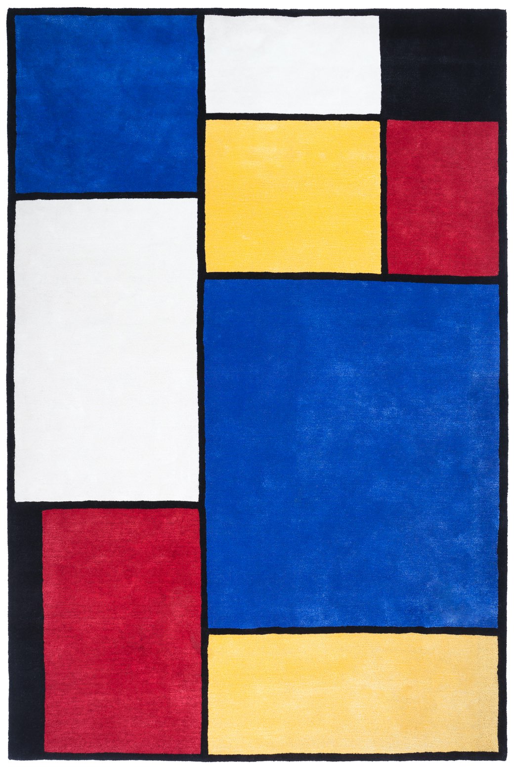 Tapete Mondrian Tecido à Mão