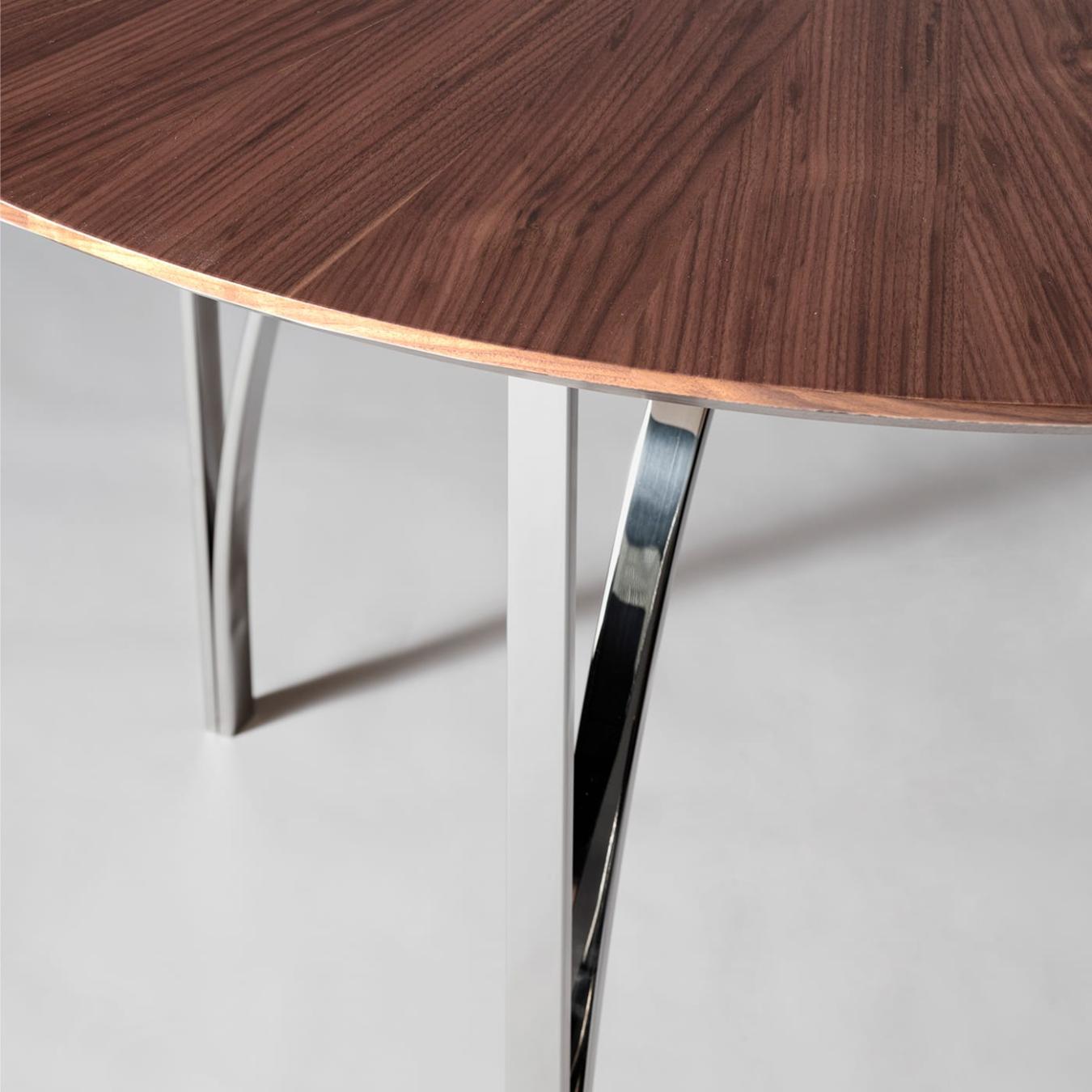 Mesa de Jantar Redonda Nogueira Canaletto