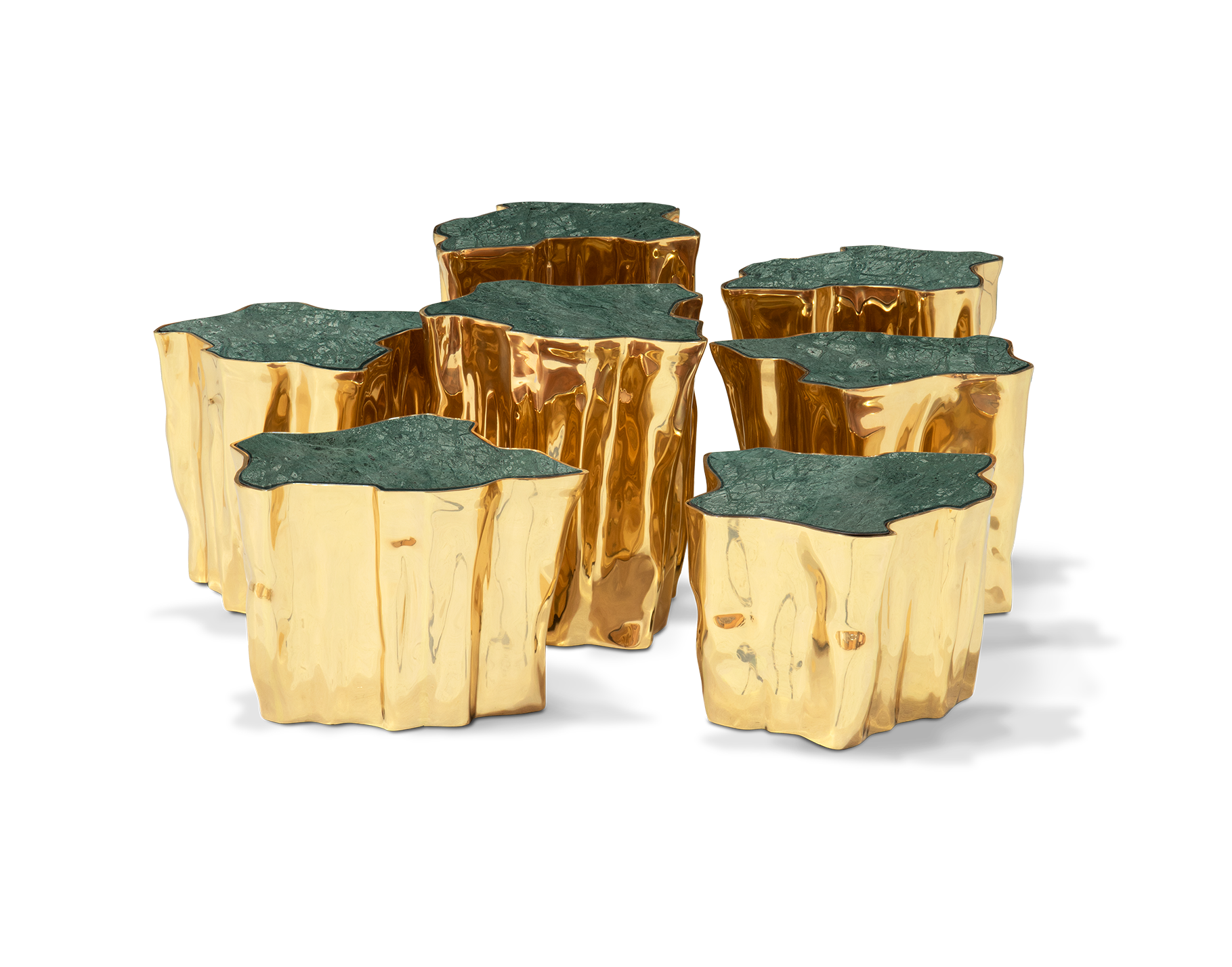 Mesa de Centro Esmeralda Série Paradise