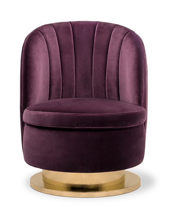 Sofá Individual Roxo Galen