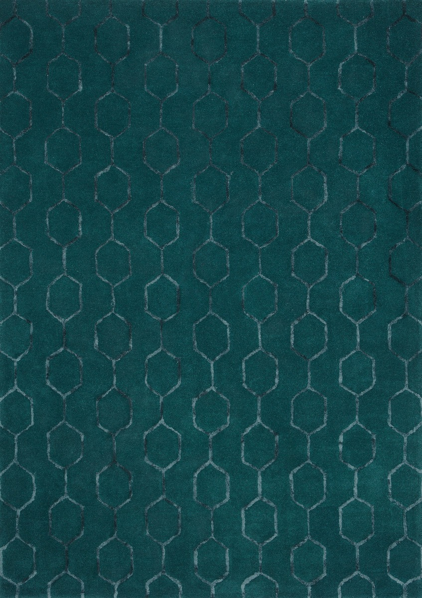 Tapete Gio Azul-petróleo | Tamanho: 120 × 180 cm