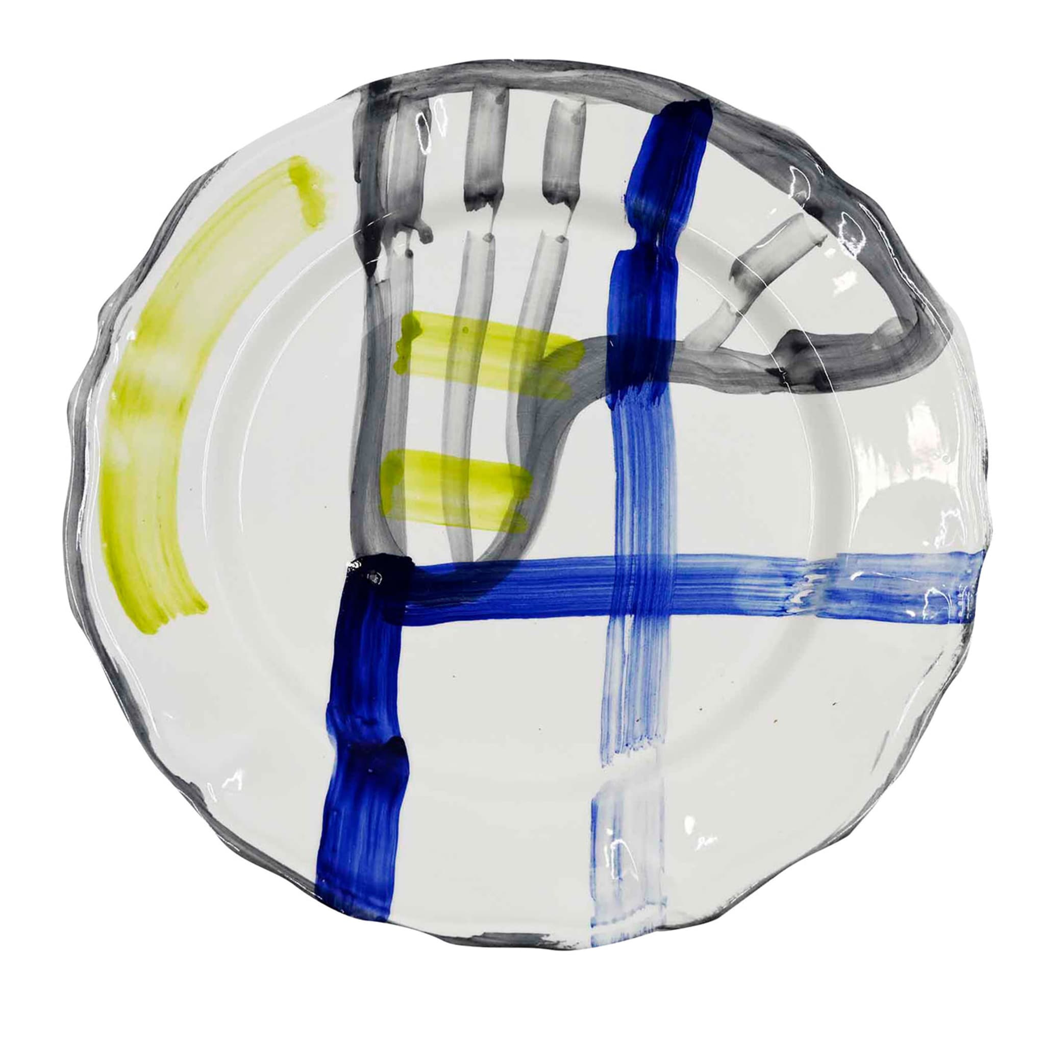 Prato cerâmico artesanal