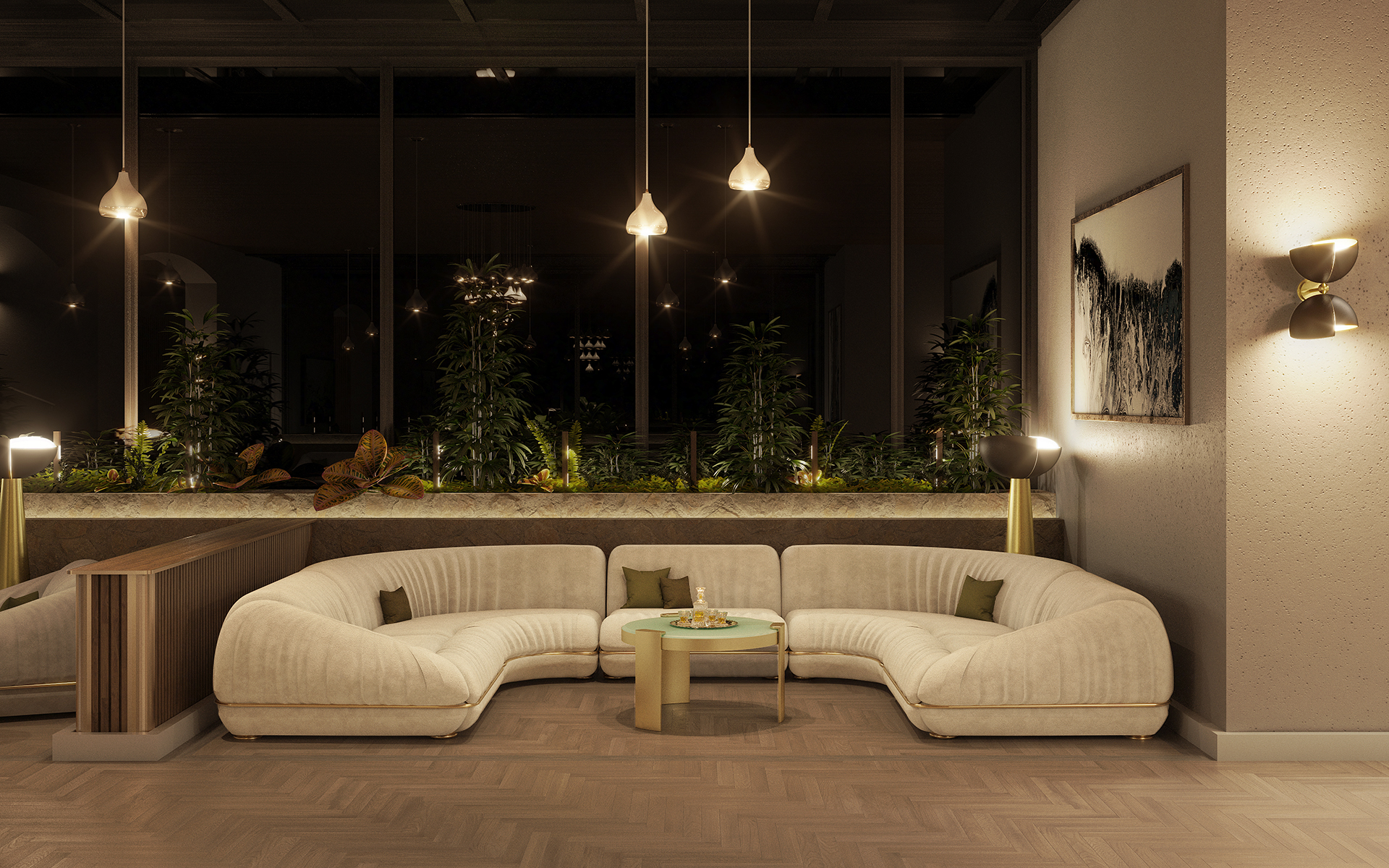 Candeeiro de parede ilusão - 7