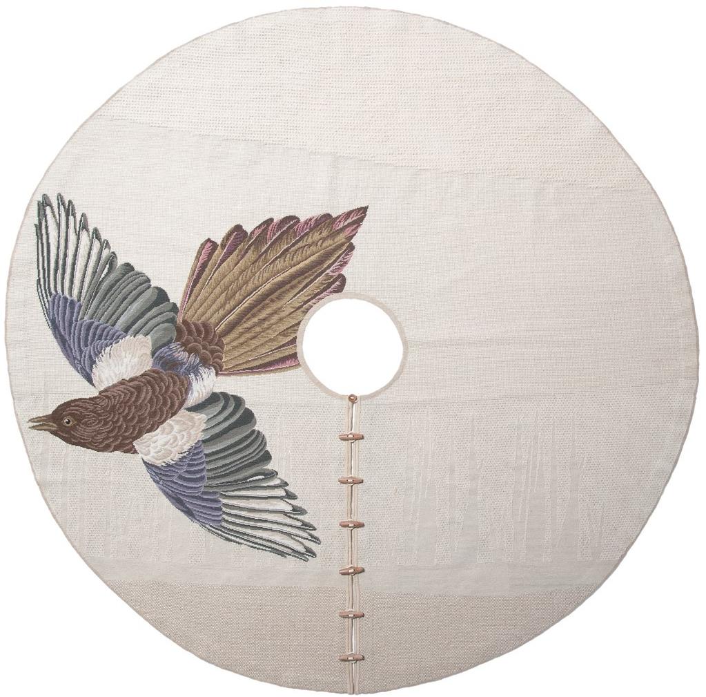 Tapete Migration Gazza Circle Designer Tecido à Mão