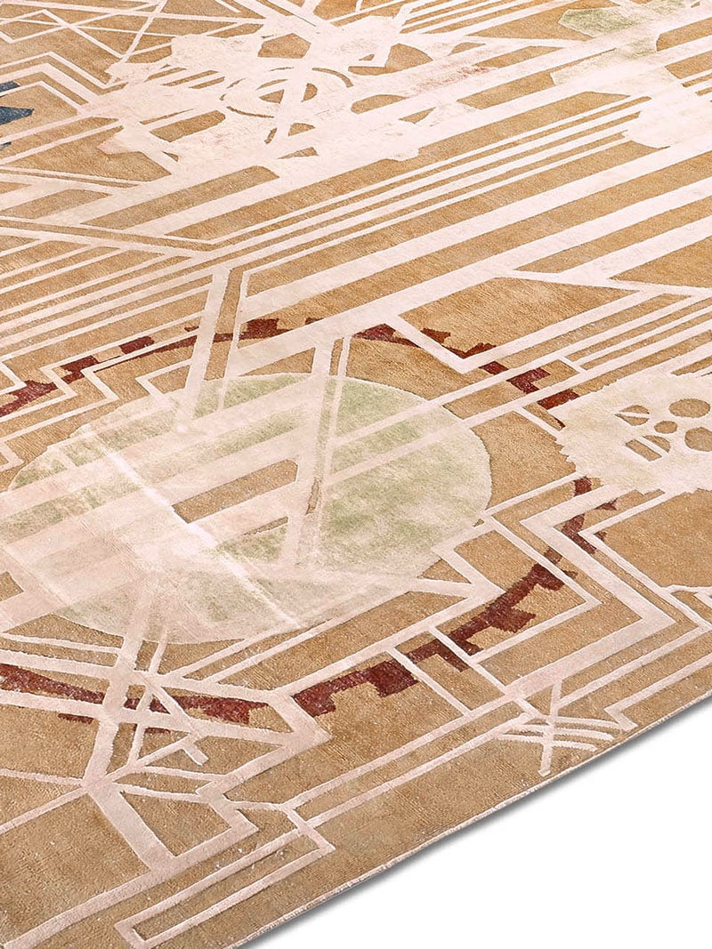 Tapete Quiet Color Feito à Mão Luxury