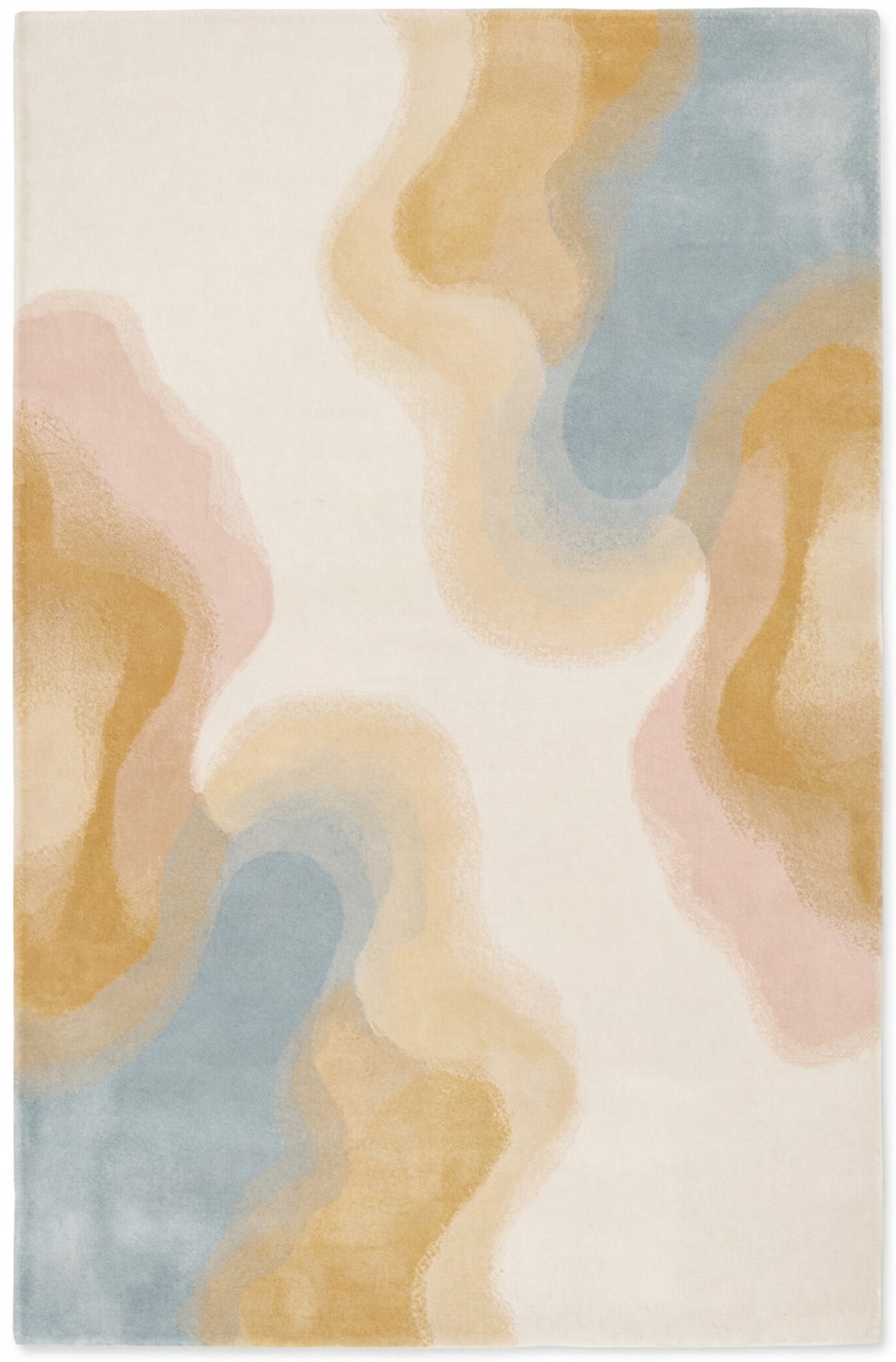 Tapete Fluid Lines Sand