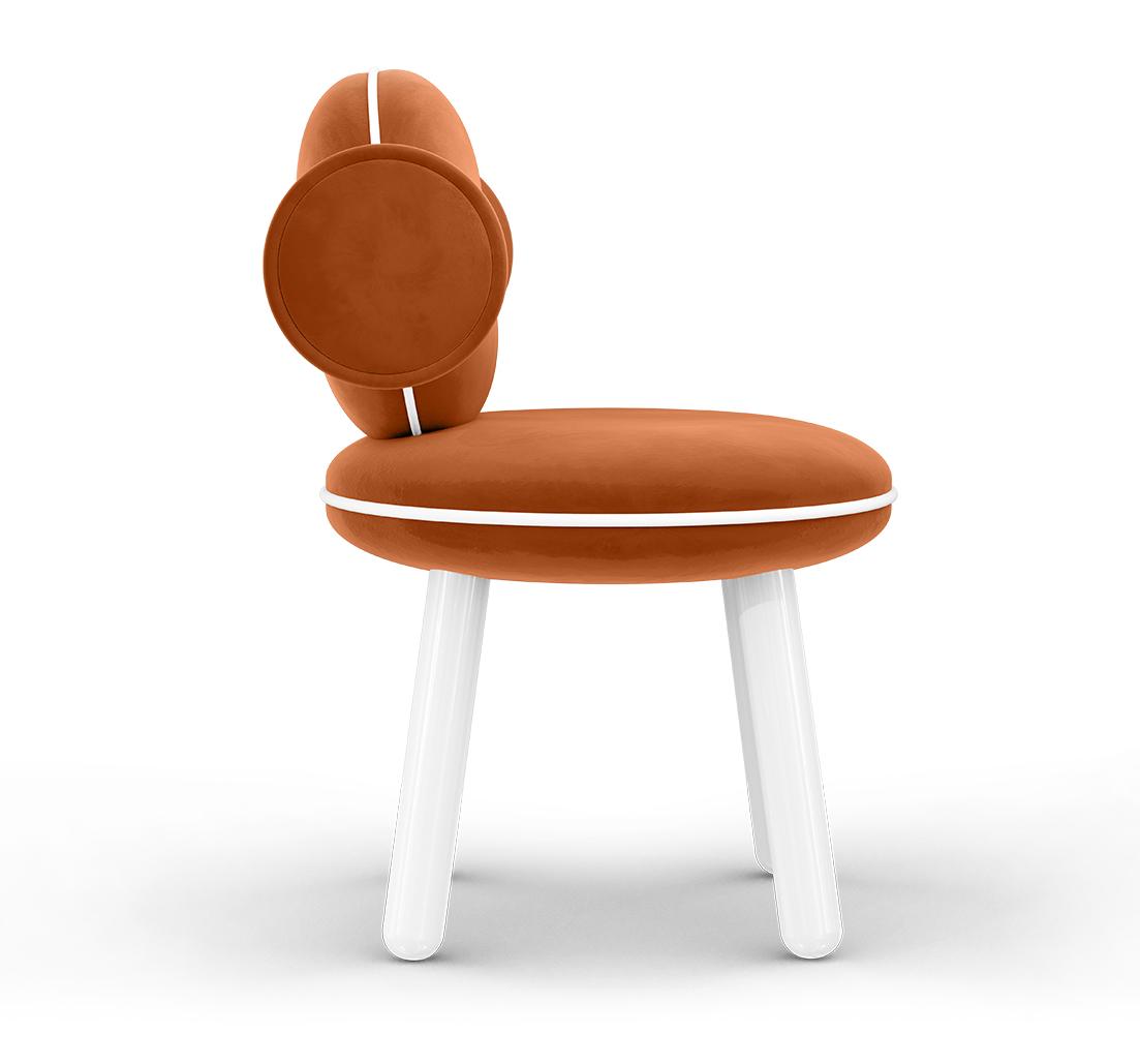 Cadeira puff Lollipop vermelha