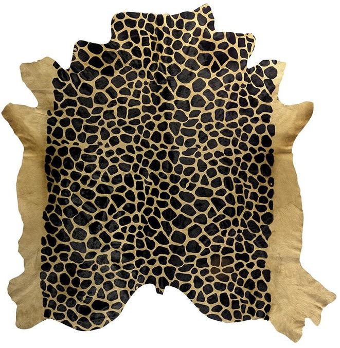 Pele de vaca natural castanha-clara | Tamanho: 200 × 240 cm