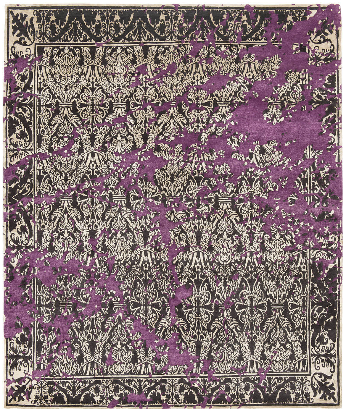 Tapete Alcaraz Sky Preto e Branco | Tamanho: 350 × 450 cm