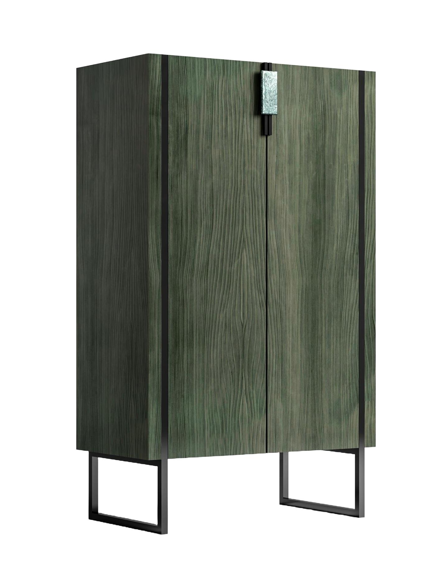 Armário madeira italiano com luzes