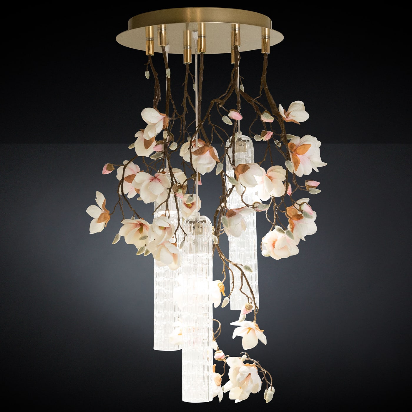 Lustre Magnolia Branco Pequeno