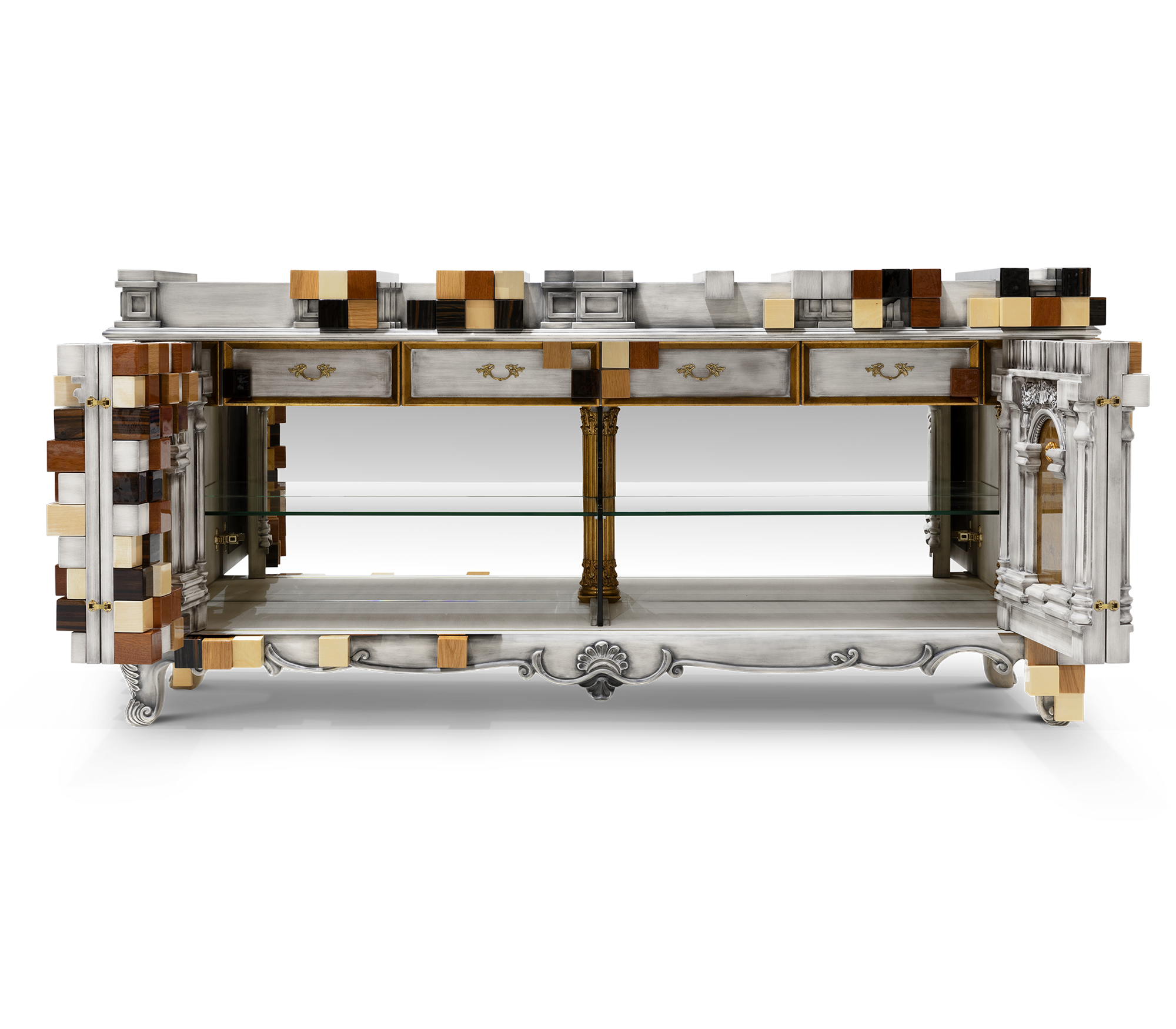 Aparador Trafalgar cinzento