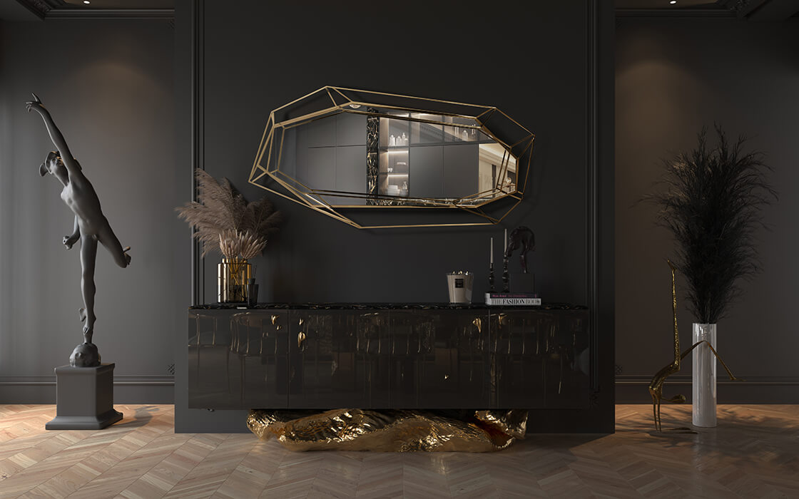 Espelho de parede grande Lustre - 6