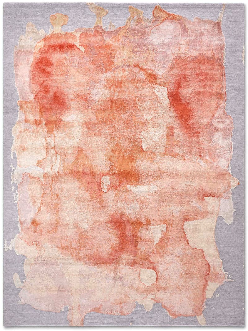 Tapete Mono Rosa Luxury Feito à Mão