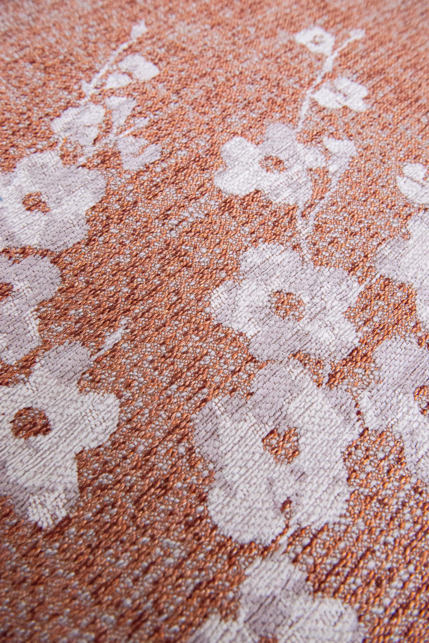 Tapete Copper Rosa 9371 Redondo | Tamanho: Ø 140 cm