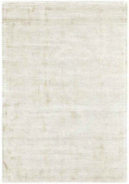 Tapete Liso / Creme Indiano Tecido à Mão | Tamanho: 140 × 200 cm