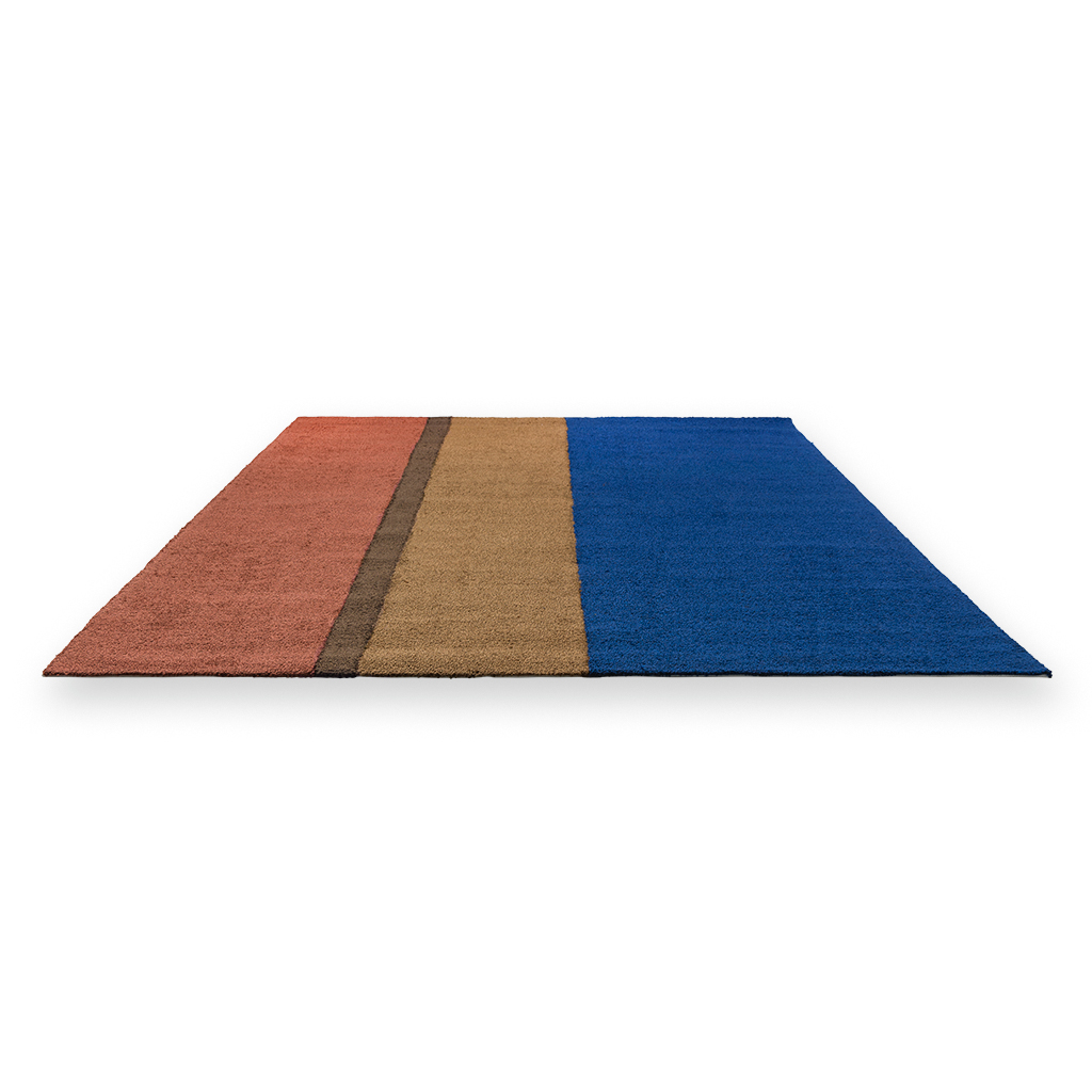 Tapete Exterior Festival Stripe Azul | Tamanho: 160 × 230 cm