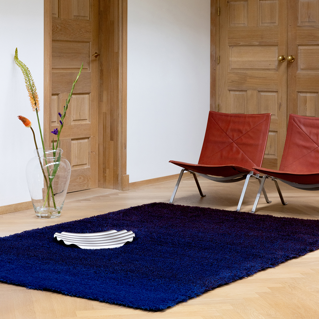 Tapete Shade High Azul Elétrico/Beringela | Tamanho: 200 × 300 cm