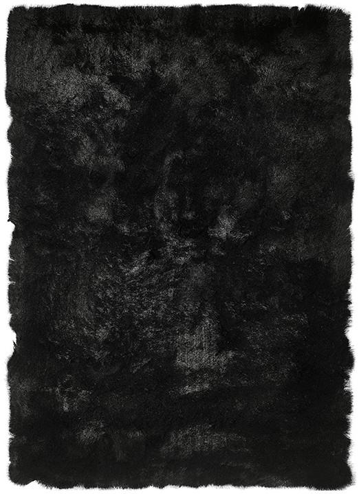 Tapete Shaggy Aster Preto | Tamanho: 200 × 300 cm