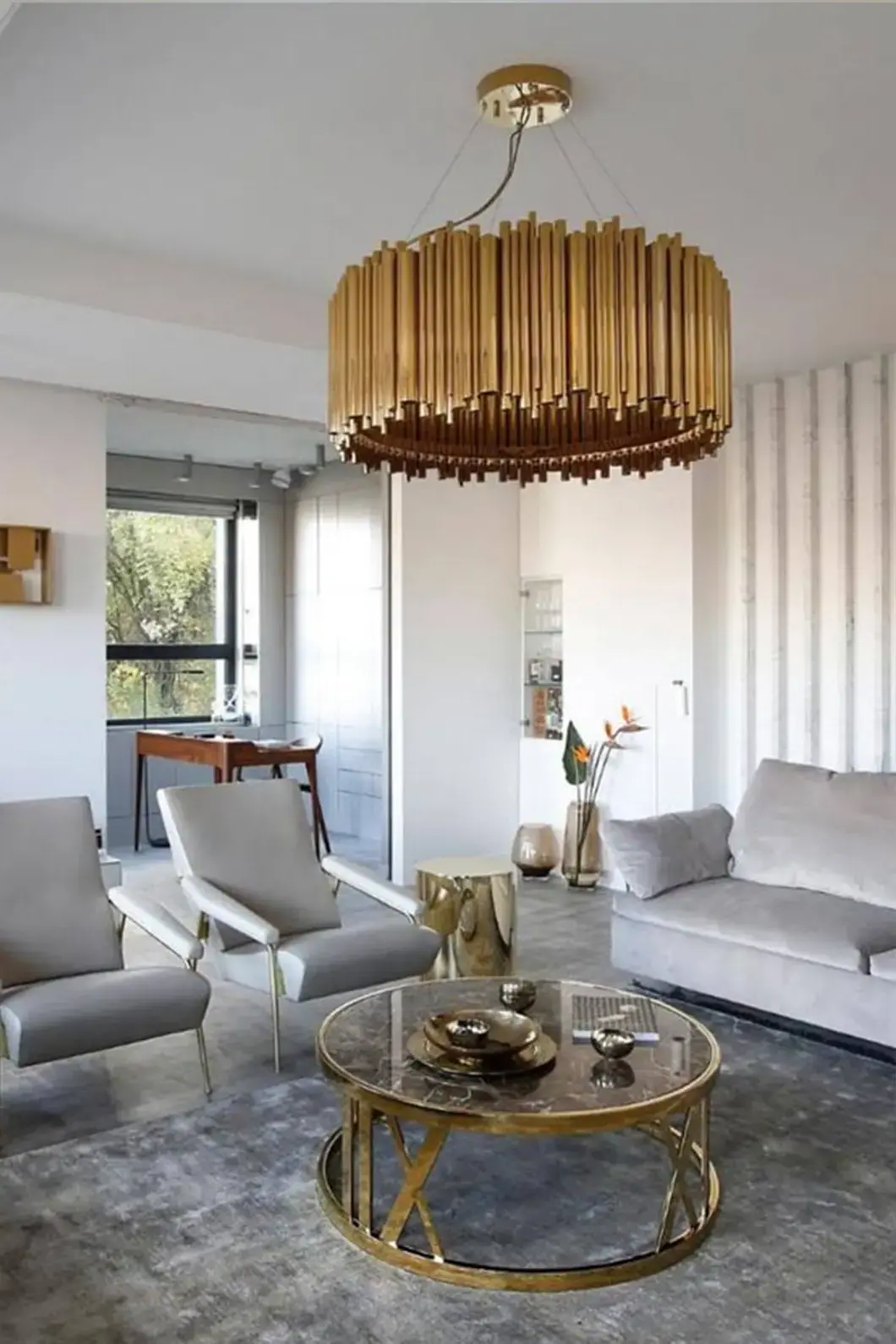 Candeeiro suspenso redondo Harmony - 3