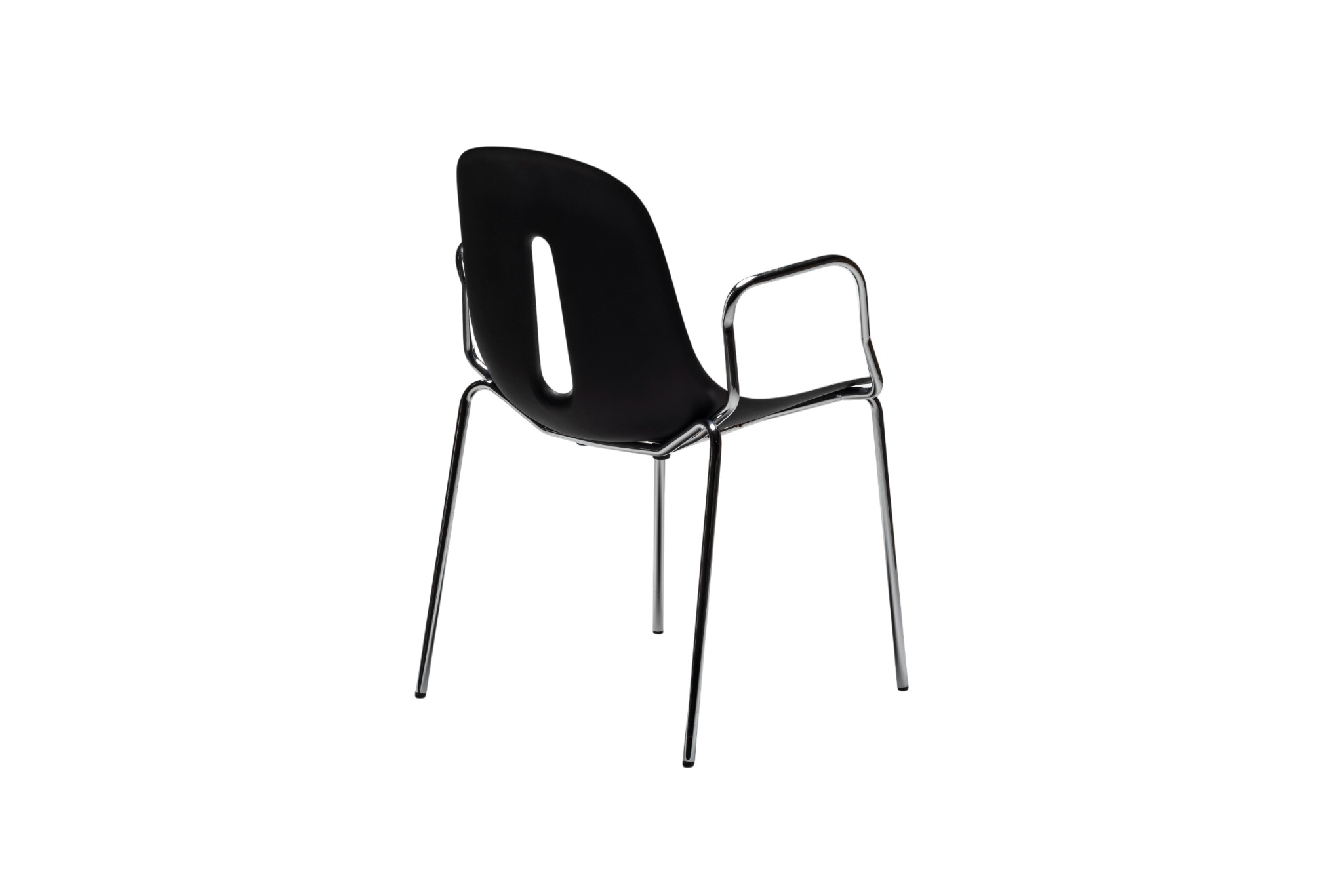 Cadeira Gotham P Preta & Branca (Pack de 2)