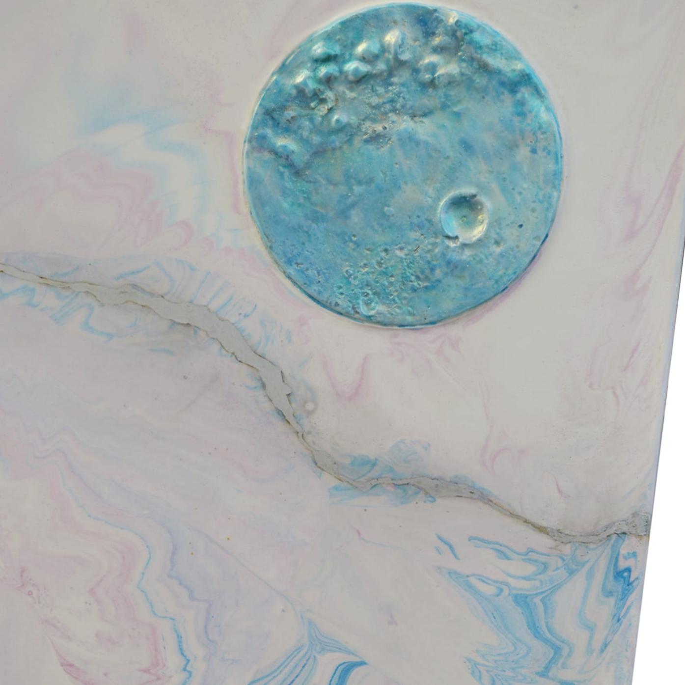 Mesa de Apoio Azul e Rosa