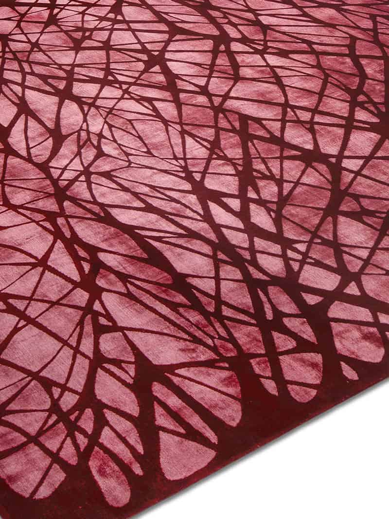 Tapete Dresden Vermelho Luxury Feito à Mão